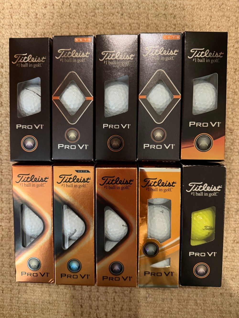 Titleist Pro V1 Golf Ball 10 sleeves (30 total)